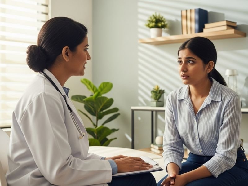 Psychotherapist in Delhi providing therapy for anxiety management and emotional well-being.