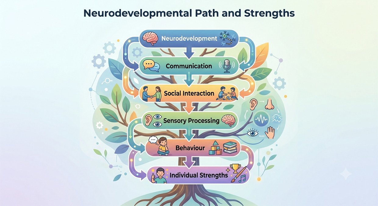 Neurodevelopmental path and strategy